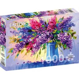 Bouquet of Lilacs in a Vase Puzzel (1000 stukjes)