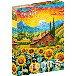 Sunflower House Puzzel (1000 stukjes)