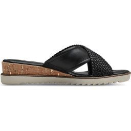 Tamaris Essentials - maat 40 - Dames Muiltjes - BLACK