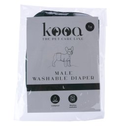 kooa Wasbare Luier voor Reuen in maat L Hond