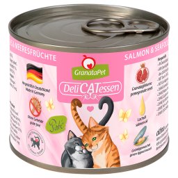 24x200g Spaarpakket Granata Pet DeliCatessen Zalm & zeevruchten Kattenvoer