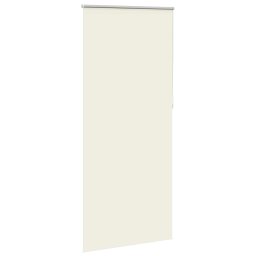 vidaXL Rolgordijn verduisterend 124,4x230 cm gebroken wit