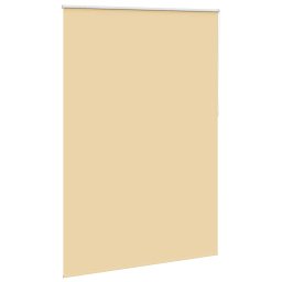 vidaXL Rolgordijn verduisterend 144,4 x 230 cm stofbreedte 140 cm beige