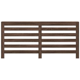 vidaXL Radiatorombouw 175x20x82 cm bewerkt hout bruin eikenkleurig