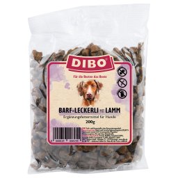 6 x 200 g DIBO BARF-snoepjes met lam hondensnacks