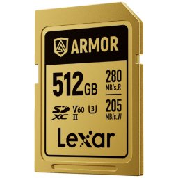 Lexar SDXC Pro Gold Series ARMOR UHS-II 512GB V60