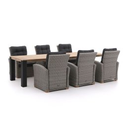 + 15% kassakorting | Intenso Mazzano/ROUGH-X 320cm lounge-dining tuinset 7-delig verstelbaar - Laagste prijsgarantie!