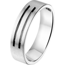 Dash Ring A509 - 6 mm - Zonder Cz - Staal