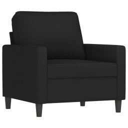 vidaXL 4-delige Loungeset fluweel zwart