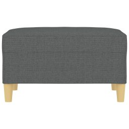 vidaXL Voetenbank 70x55x41 cm stof donkergrijs