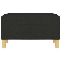 vidaXL Voetenbank 70x55x41 cm stof zwart