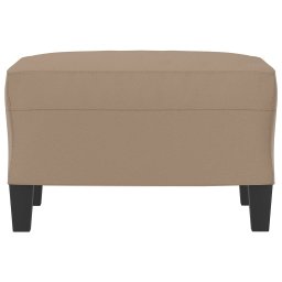 vidaXL Voetenbank 60x50x41 cm kunstleer cappuccino