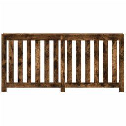 vidaXL Radiatorombouw 175x20x82 cm bewerkt hout gerookt eikenkleurig