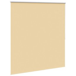 vidaXL Rolgordijn verduisterend 144,4 x 175 cm stofbreedte 140 cm beige