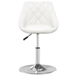 vidaXL Barkruk kunstleer wit