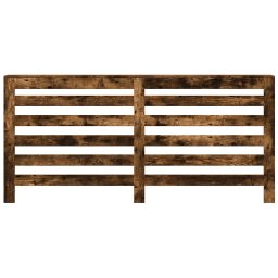 vidaXL Radiatorombouw 175x20x82 cm bewerkt hout gerookt eikenkleurig