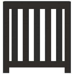 vidaXL Radiatorombouw 78x20x82 cm bewerkt hout zwart