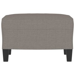 vidaXL Voetenbank 60x50x41 cm stof taupe