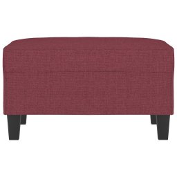 vidaXL Voetenbank 70x55x41 cm stof wijnrood