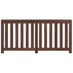 vidaXL Radiatorombouw 175x20x82 cm bewerkt hout bruin eikenkleurig