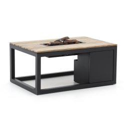 + 15% kassakorting | Cosiraw lounge vuurtafel 120x80x55cm - Laagste prijsgarantie!