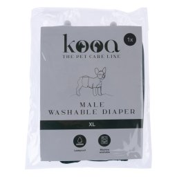 kooa Wasbare Luier voor Reuen in maat L Hond