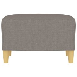 vidaXL Voetenbank 60x50x41 cm stof taupe