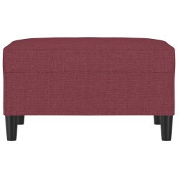 vidaXL Voetenbank 70x55x41 cm stof wijnrood