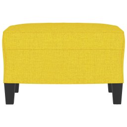 vidaXL Voetenbank 60x50x41 cm stof geel