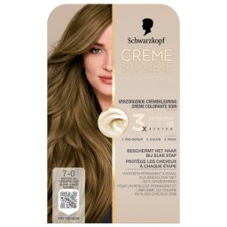 Schwarzkopf Creme Supreme Crèmekleuring 7-0 Natuurlijk Donkerblond