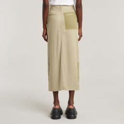 Viktoria Tone On Tone Rok - Beige - Dames