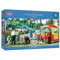Ice Cream by the River Puzzel (636 stukjes)