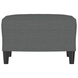 vidaXL Voetenbank 60x50x41 cm stof donkergrijs