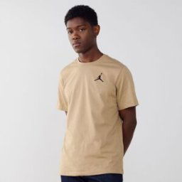 Jordan Tee Shirt Jumpman Emb Bruin/zwart Heren s