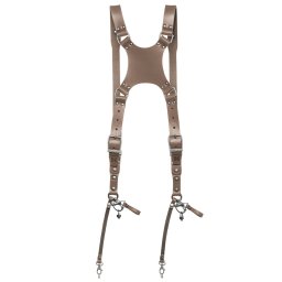 The Hantler Dual camera harness Warm Taupe L/XL