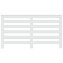 vidaXL Radiatorombouw 149x20x82 cm bewerkt hout wit