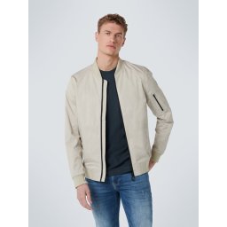 No Excess - maat XXL - Mannen Jack Met Bomberkraag Stone