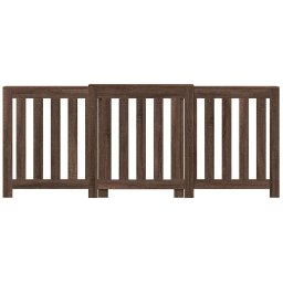 vidaXL Radiatorombouw 205x21,5x83,5 cm bewerkt hout bruin eikenkleurig
