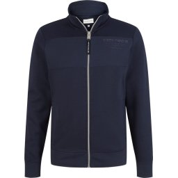 TOM TAILOR - Maat L - stand-up sweat jacket Heren Trui