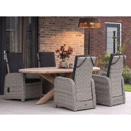 + 15% kassakorting | Intenso Umbria dining tuinstoel verstelbaar - Laagste prijsgarantie!