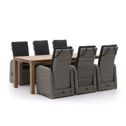 + 15% kassakorting | Intenso Umbria/ROUGH-S 220cm dining tuinset 7-delig verstelbaar - Laagste prijsgarantie!