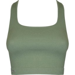 MAGIC Bodyfashion - Maat L - Lounge Crop Tanktop Green Vrouwen