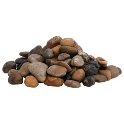 vidaXL Kiezelstenen gepolijst 2-5 cm 25 kg meerkleurig