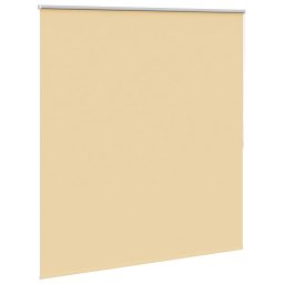 vidaXL Rolgordijn verduisterend 164,4 x 175 cm stofbreedte 160 cm beige