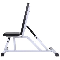 vidaXL Trainingsbank met halterset 60,5 kg