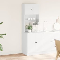 vidaXL Keukenkast 60x50x180 cm bewerkt hout wit