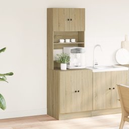 vidaXL Keukenkast 60x50x180 cm bewerkt hout sonoma eikenkleurig