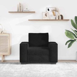 vidaXL Fauteuil 100x78x84 cm fluweel zwart