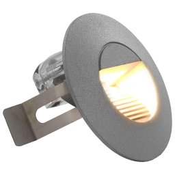 vidaXL LED-buitenwandlampen 6 st 2 W rond zilverkleurig