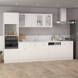 vidaXL Vaatwasserpaneel Lyon 59,5x3x67 cm bewerkt hout wit